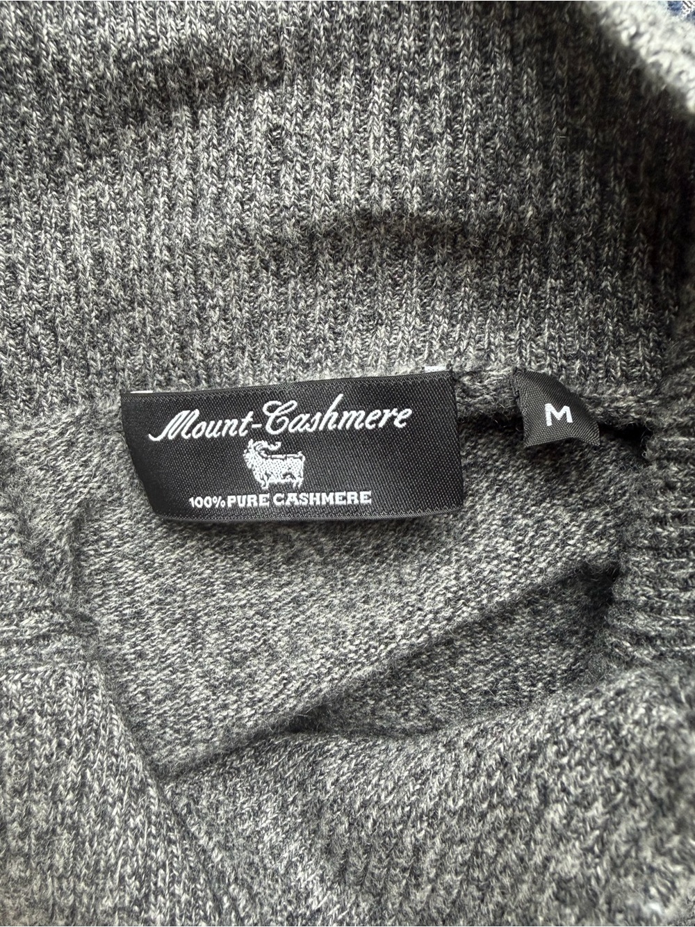 Mount Cashmere 100% cashmere  Button Front Wool Long Cardigan - Picture 3 of 3